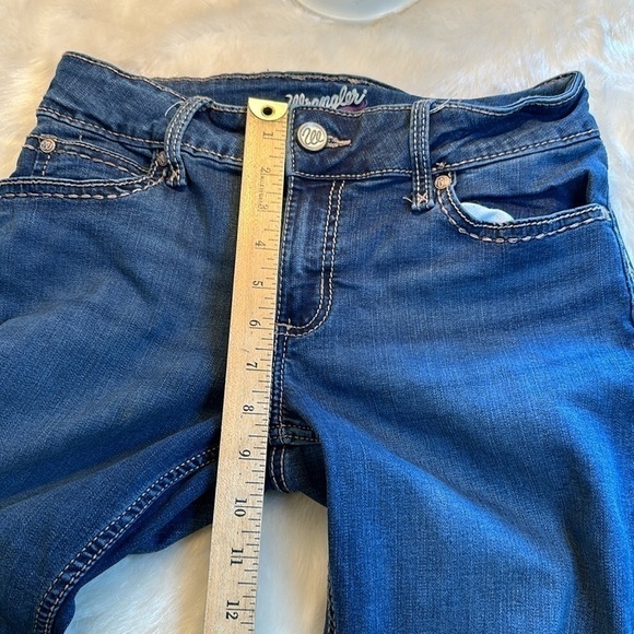 🥳HP🤩Wrangler women’s Qbaby ultimate riding jean, boot, cut, Brylee size 5/6×36 - Picture 5 of 9